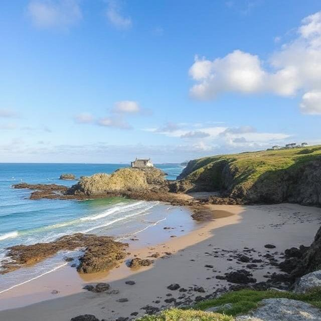 Bude Beach, CornwallThrive original AI generated