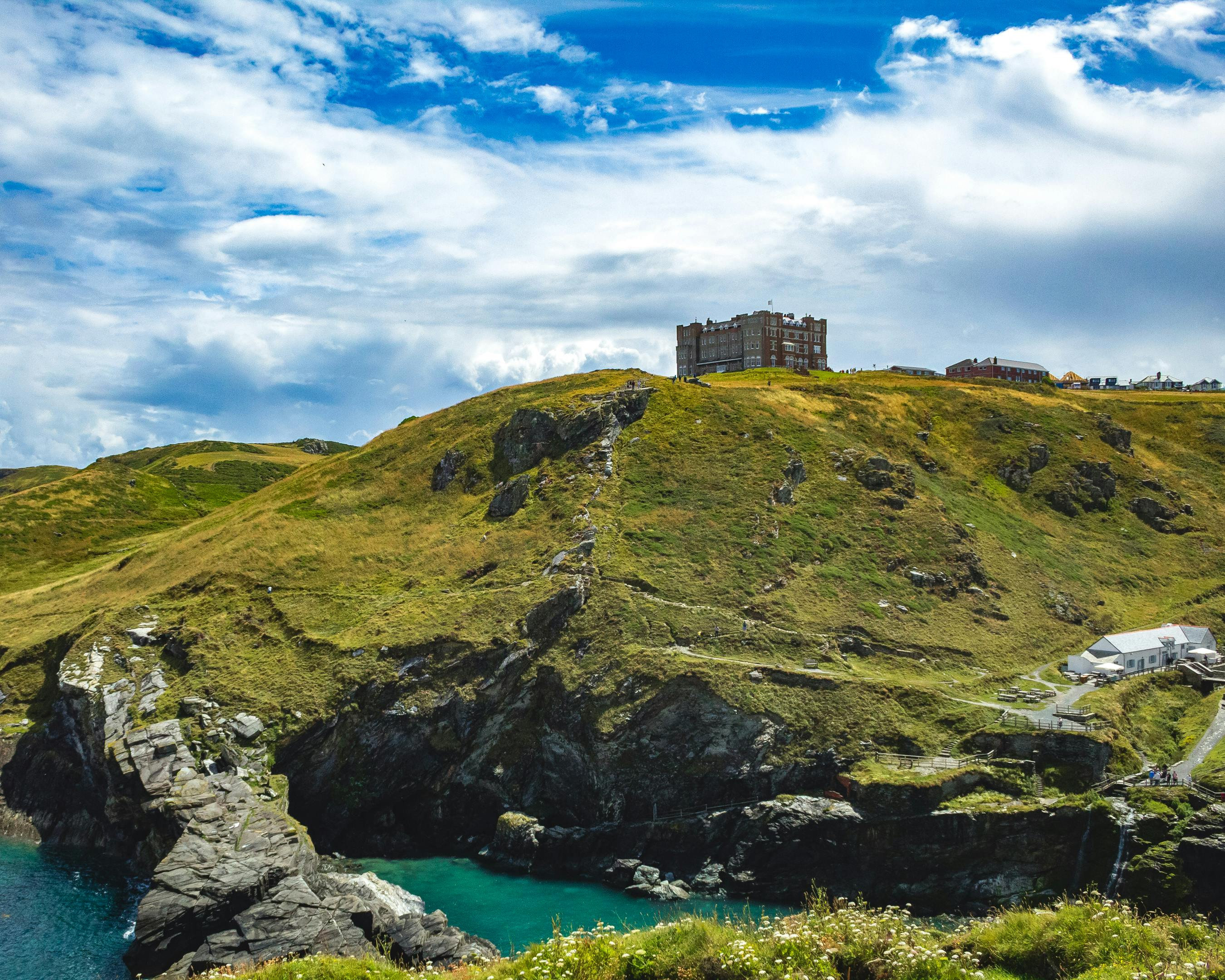 Tintagel slate lanes, hand-taken